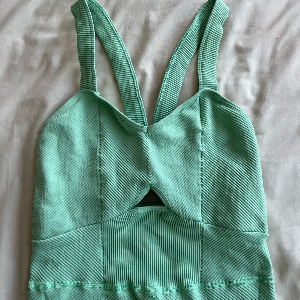 Green Free People Movement onesie